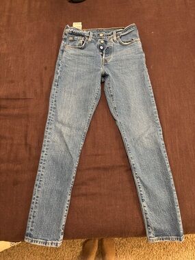 Levi’s 501 Blue Skinny Jeans